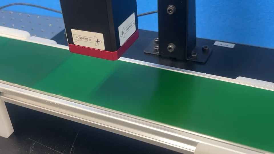 ベルトコンベアの搬送速度計測